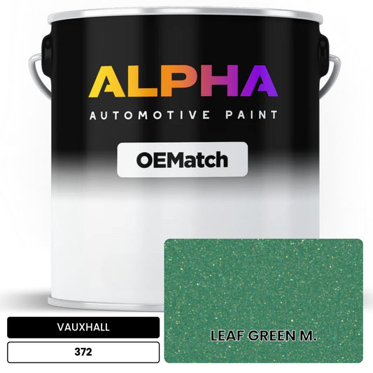 VAUXHALL LEAF GREEN M. 372 OEMatch Basecoat