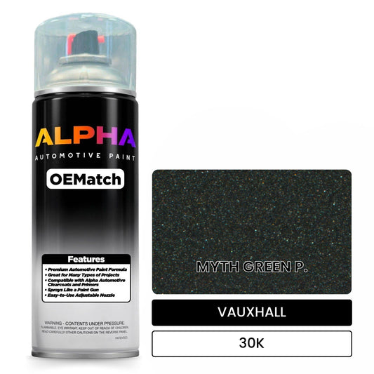 VAUXHALL MYTH GREEN P. 30K OEMatch Spraycan