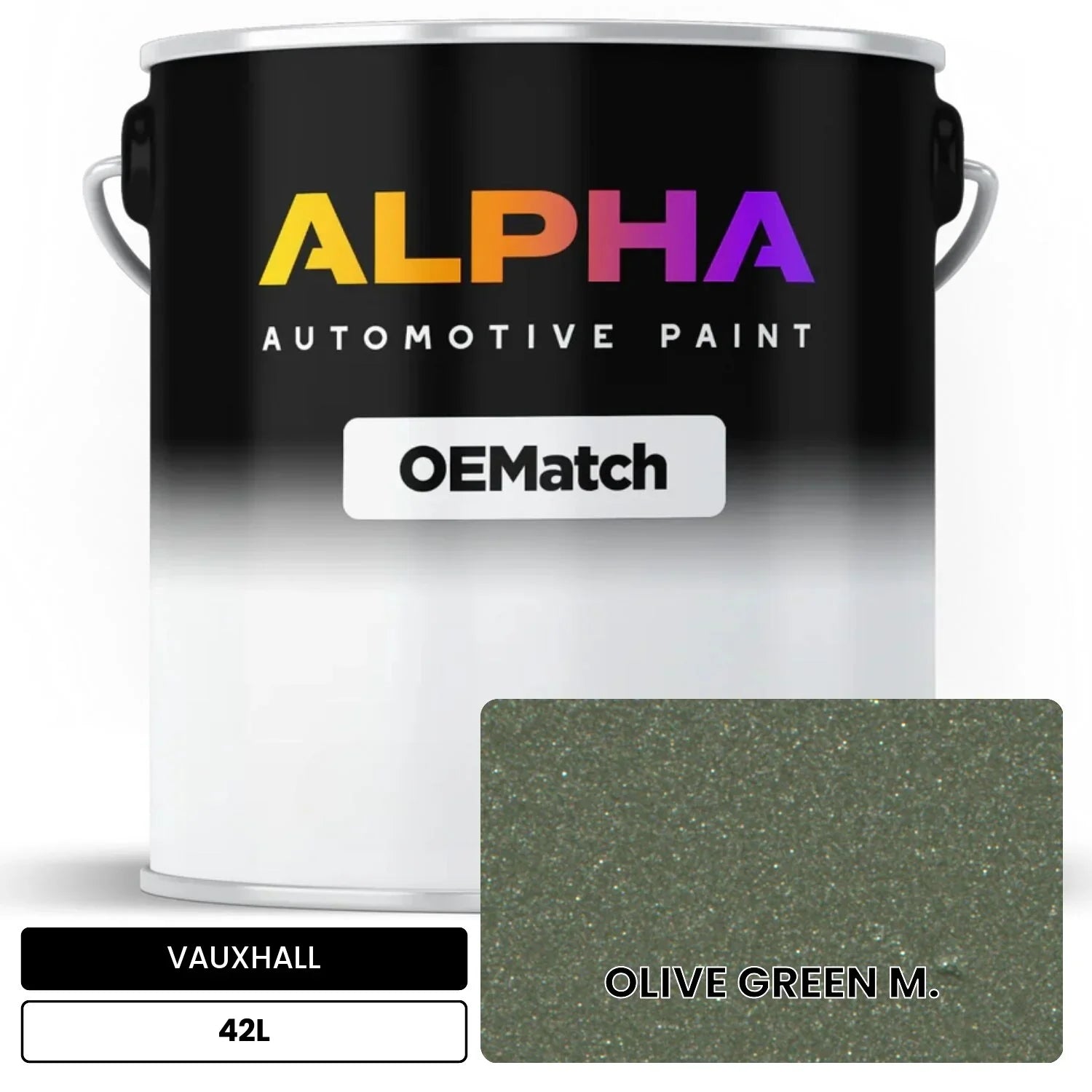 VAUXHALL OLIVE GREEN M. 42L OEMatch Basecoat