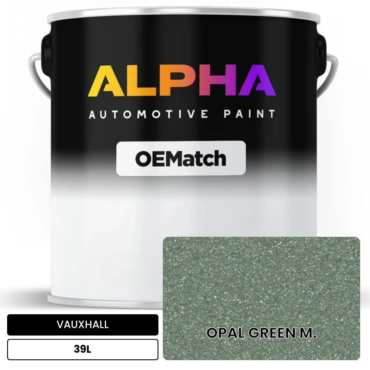 VAUXHALL OPAL GREEN M. 39L OEMatch Basecoat