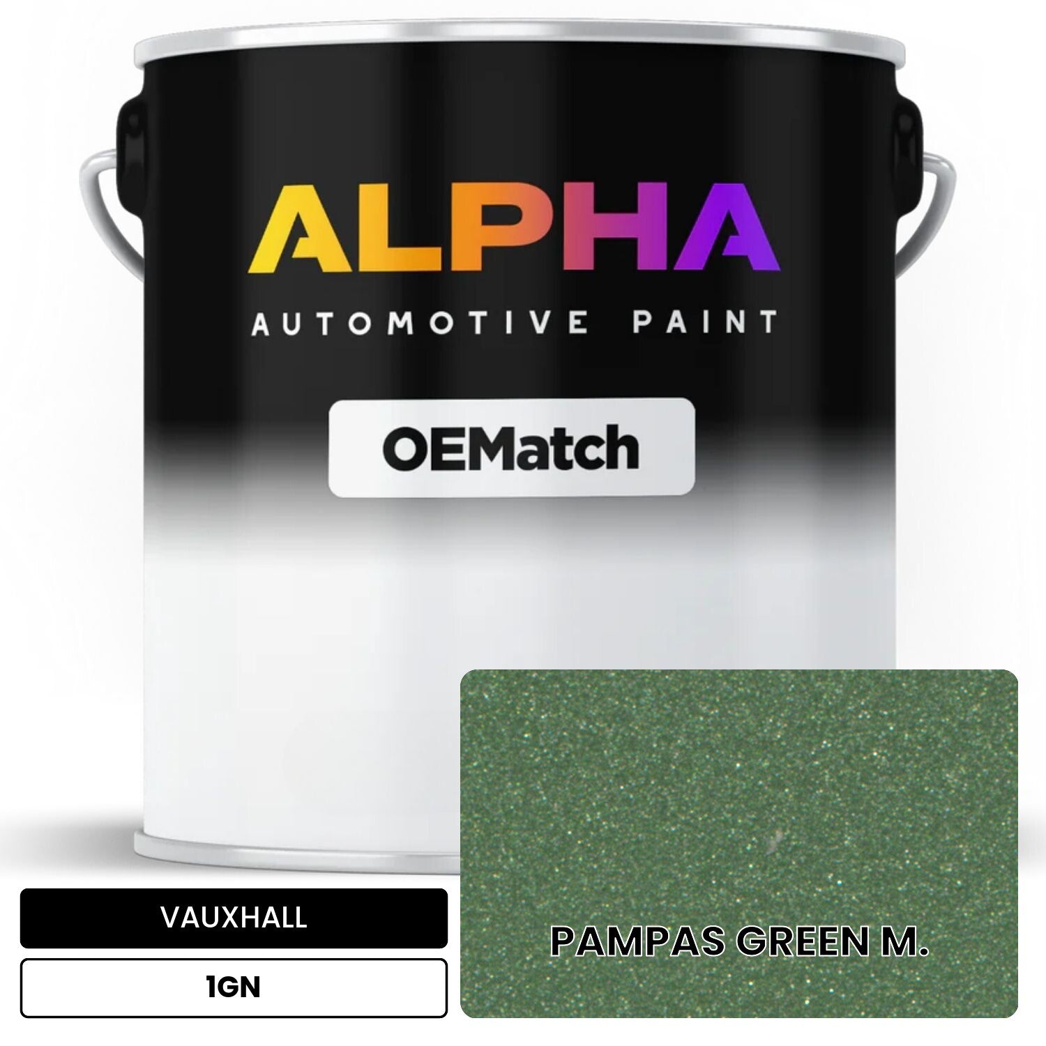VAUXHALL PAMPAS GREEN M. 1GN OEMatch Basecoat