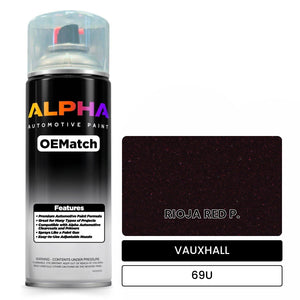 VAUXHALL RIOJA RED P. 69U | OEMatch Automotive Spraycan