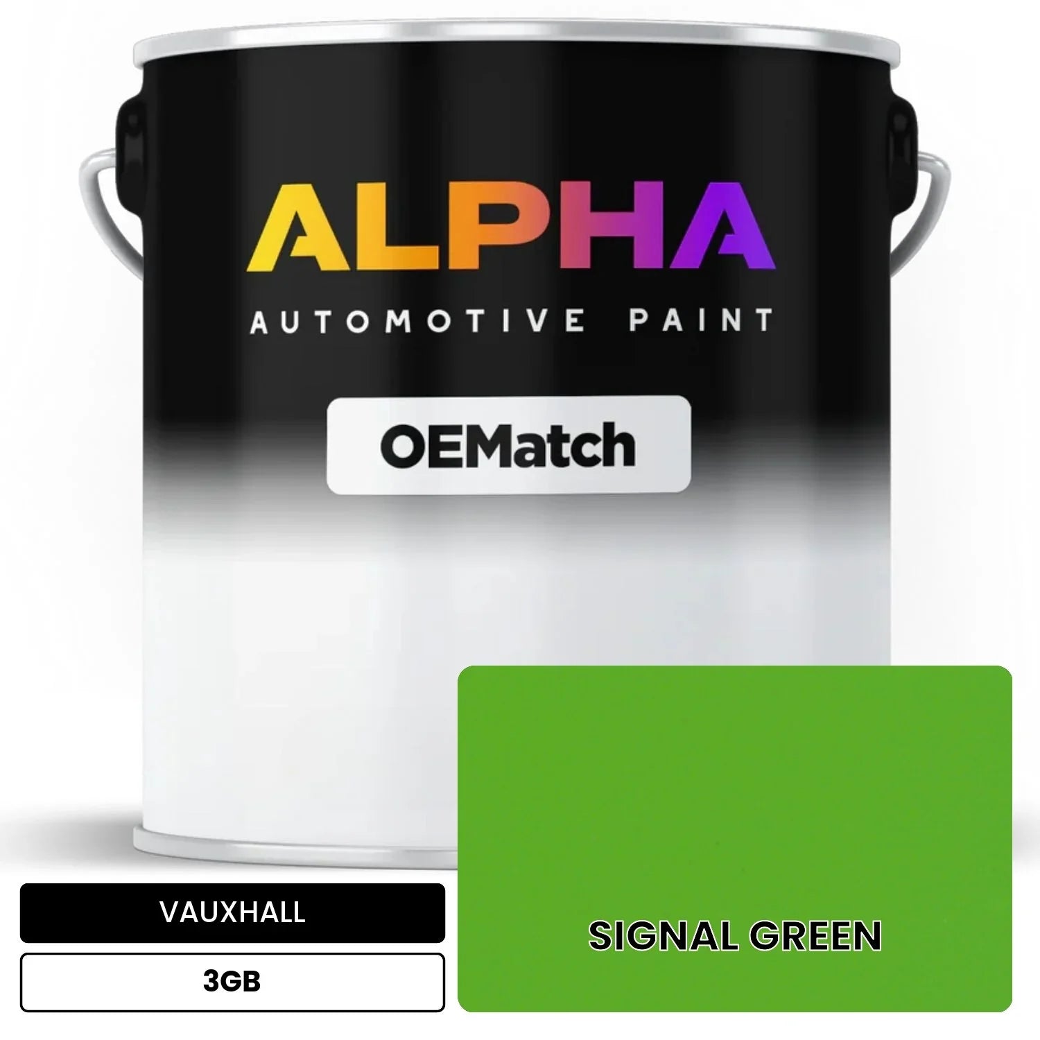 VAUXHALL SIGNAL GREEN 3GB OEMatch Basecoat