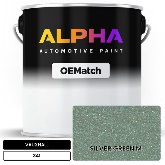 VAUXHALL SILVER GREEN M. 341 OEMatch Basecoat