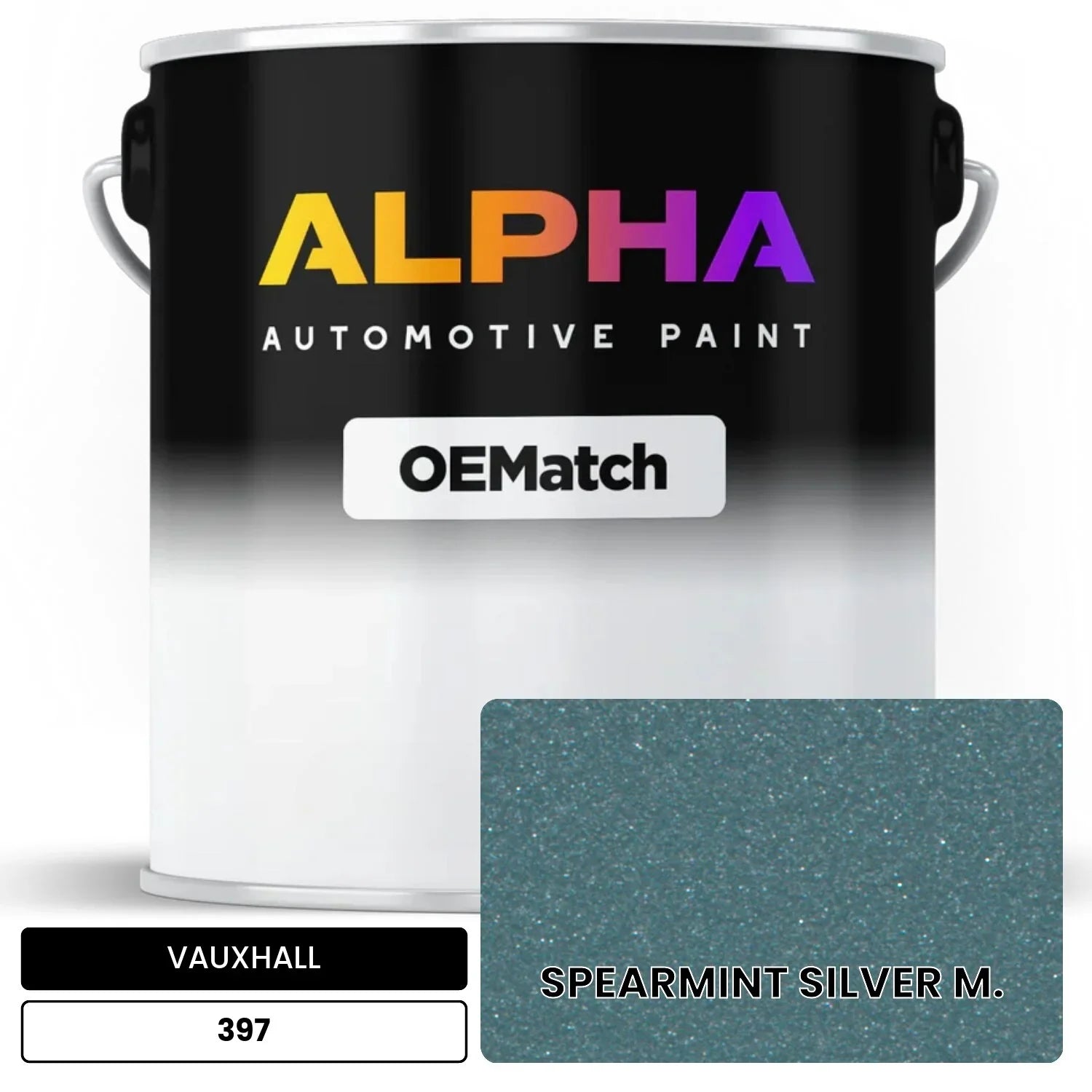 VAUXHALL SPEARMINT SILVER M. 397 OEMatch Basecoat