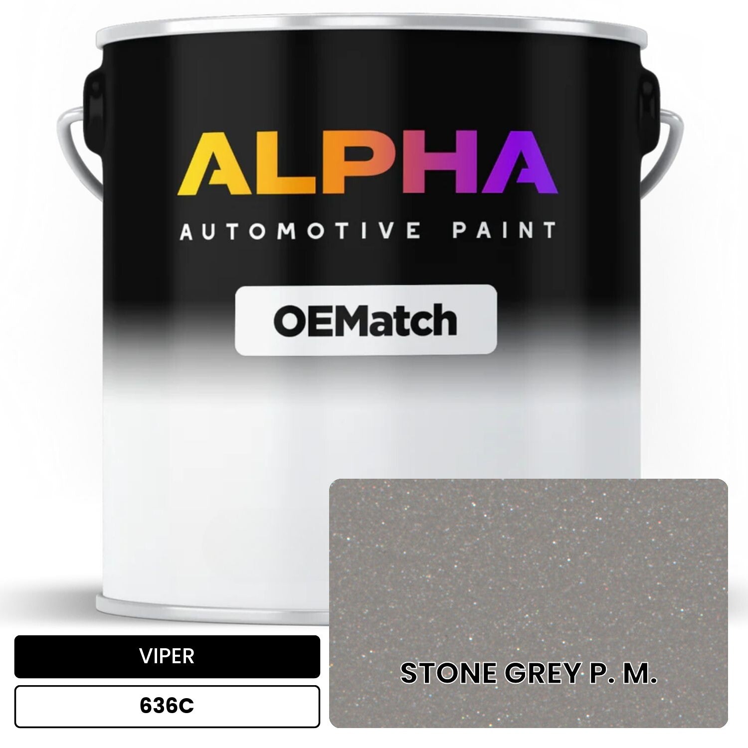 VIPER STONE GREY P. M. 636C OEMatch Basecoat