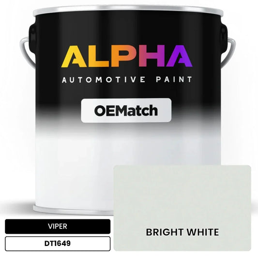 VIPER BRIGHT WHITE DT1649 OEMatch Basecoat