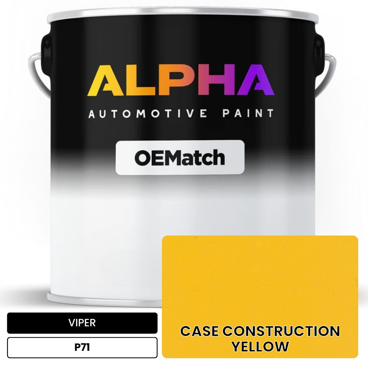 VIPER CASE CONSTRUCTION YELLOW P71 OEMatch Basecoat