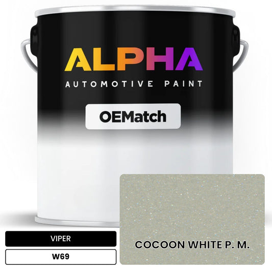 VIPER COCOON WHITE P. M. W69 OEMatch Basecoat