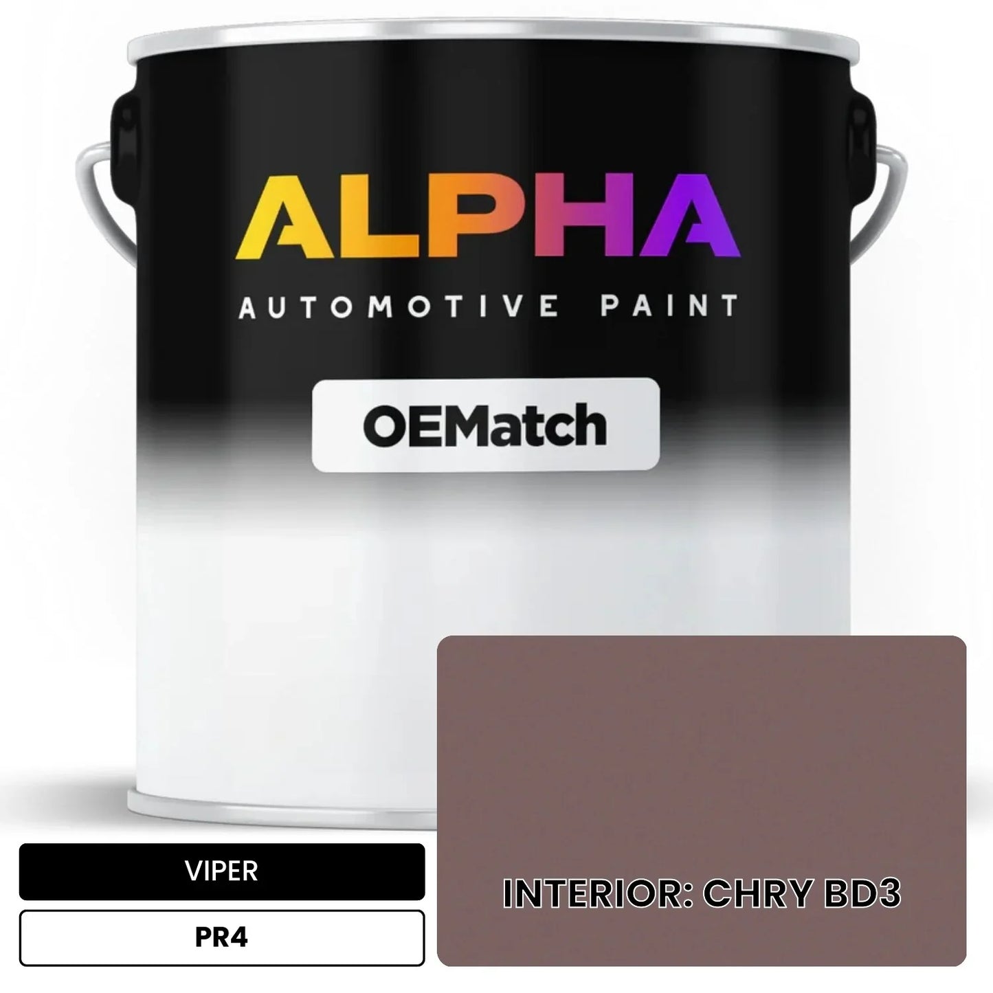 VIPER INTERIOR: CHRY BD3 PR4 OEMatch Basecoat