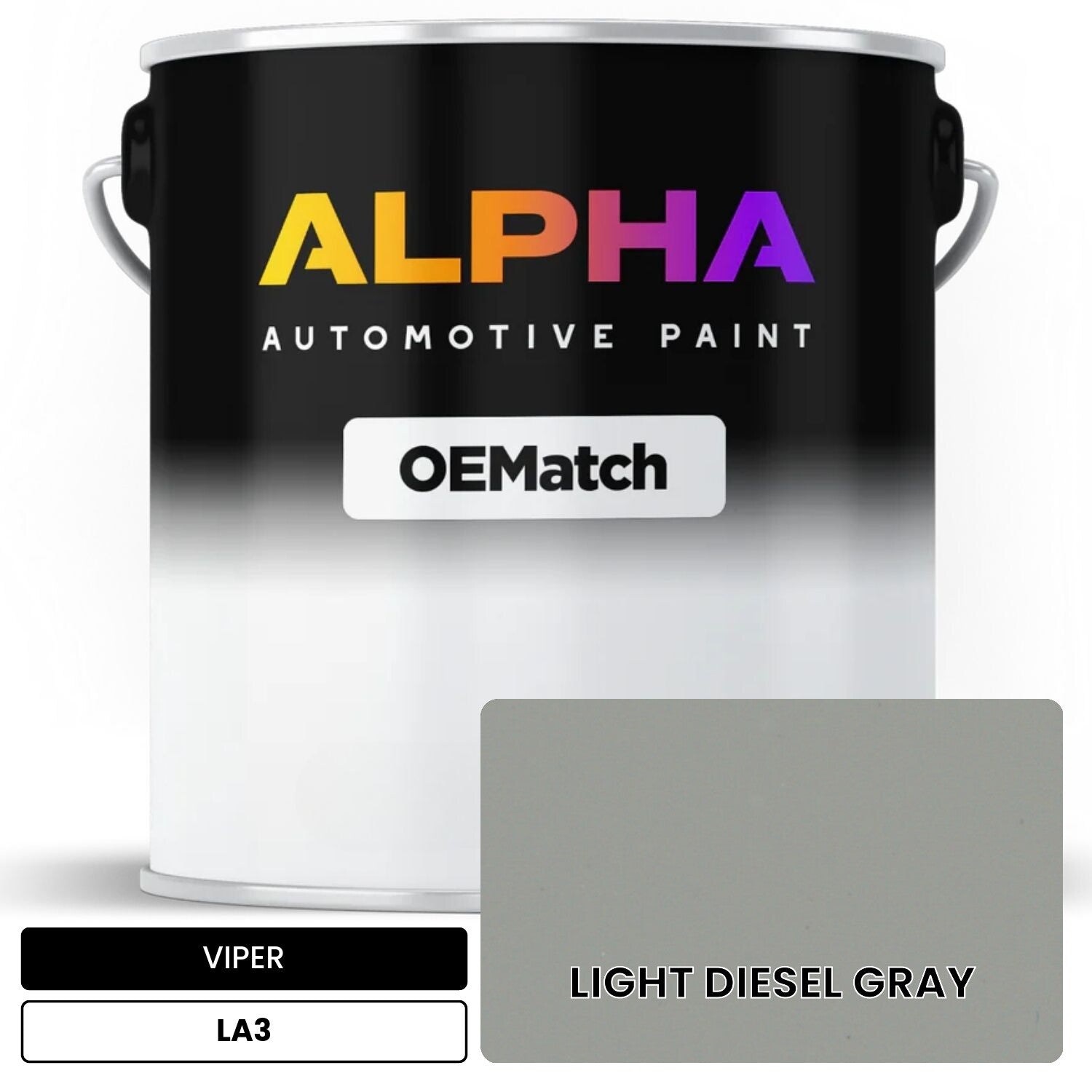 VIPER LIGHT DIESEL GRAY LA3 OEMatch Basecoat
