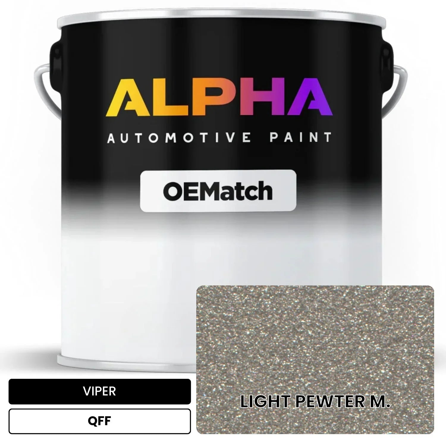 VIPER LIGHT PEWTER M. QFF OEMatch Basecoat