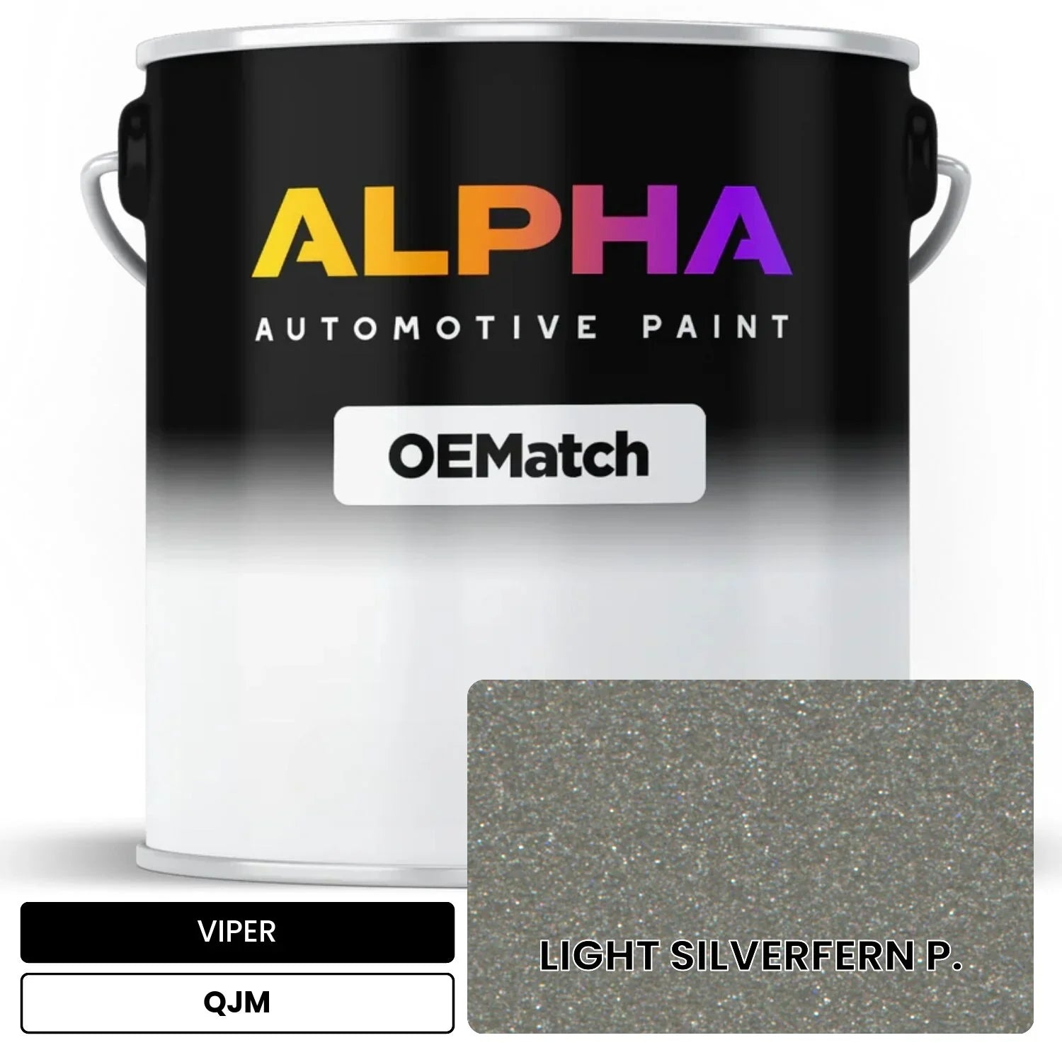VIPER LIGHT SILVERFERN P. QJM OEMatch Basecoat