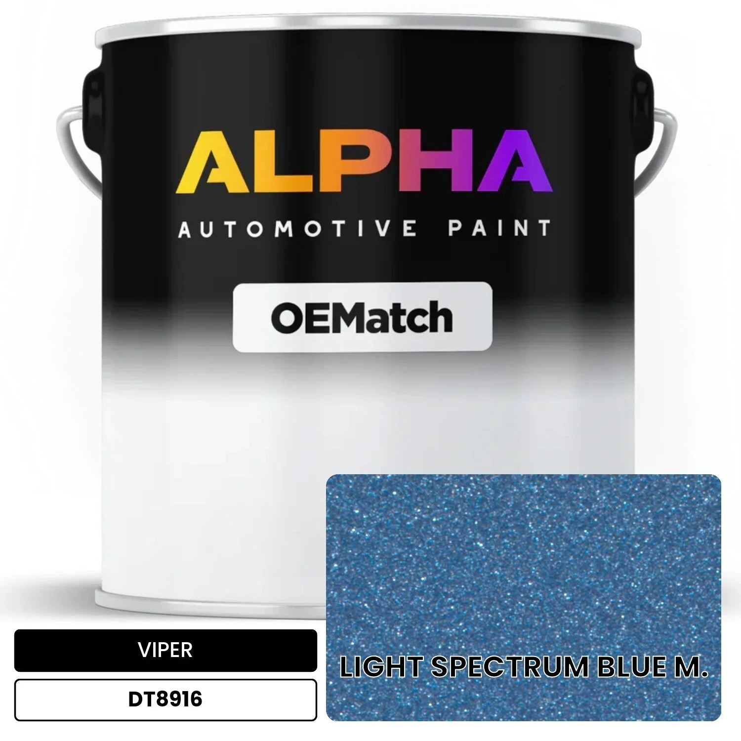 VIPER LIGHT SPECTRUM BLUE M. DT8916 OEMatch Basecoat