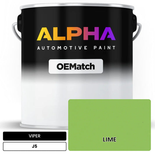 VIPER LIME J5 OEMatch Basecoat