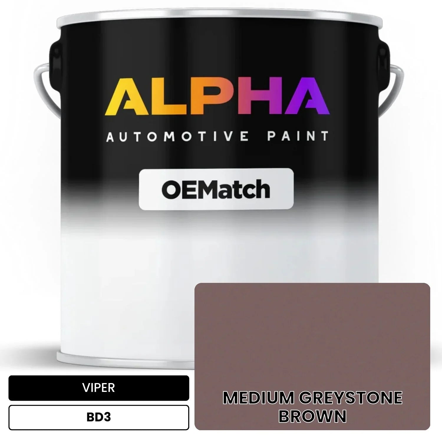VIPER MEDIUM GREYSTONE BROWN BD3 OEMatch Basecoat