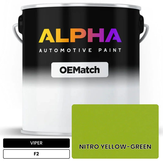 VIPER NITRO YELLOW-GREEN F2 OEMatch Basecoat
