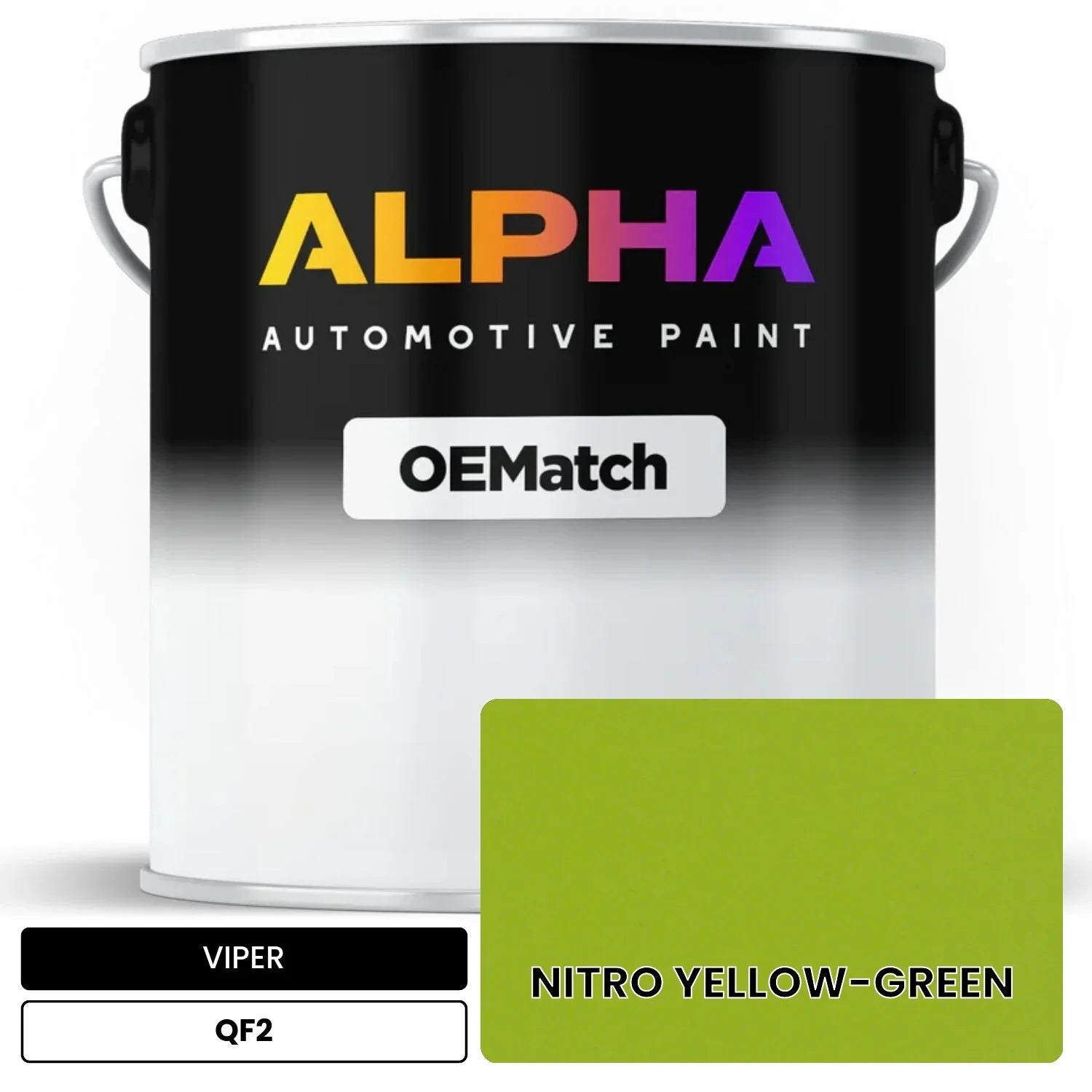 VIPER NITRO YELLOW-GREEN QF2 OEMatch Basecoat