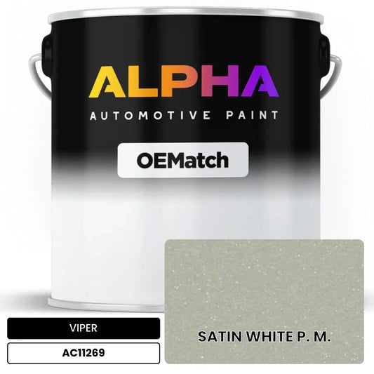 VIPER SATIN WHITE P. M. AC11269 OEMatch Basecoat