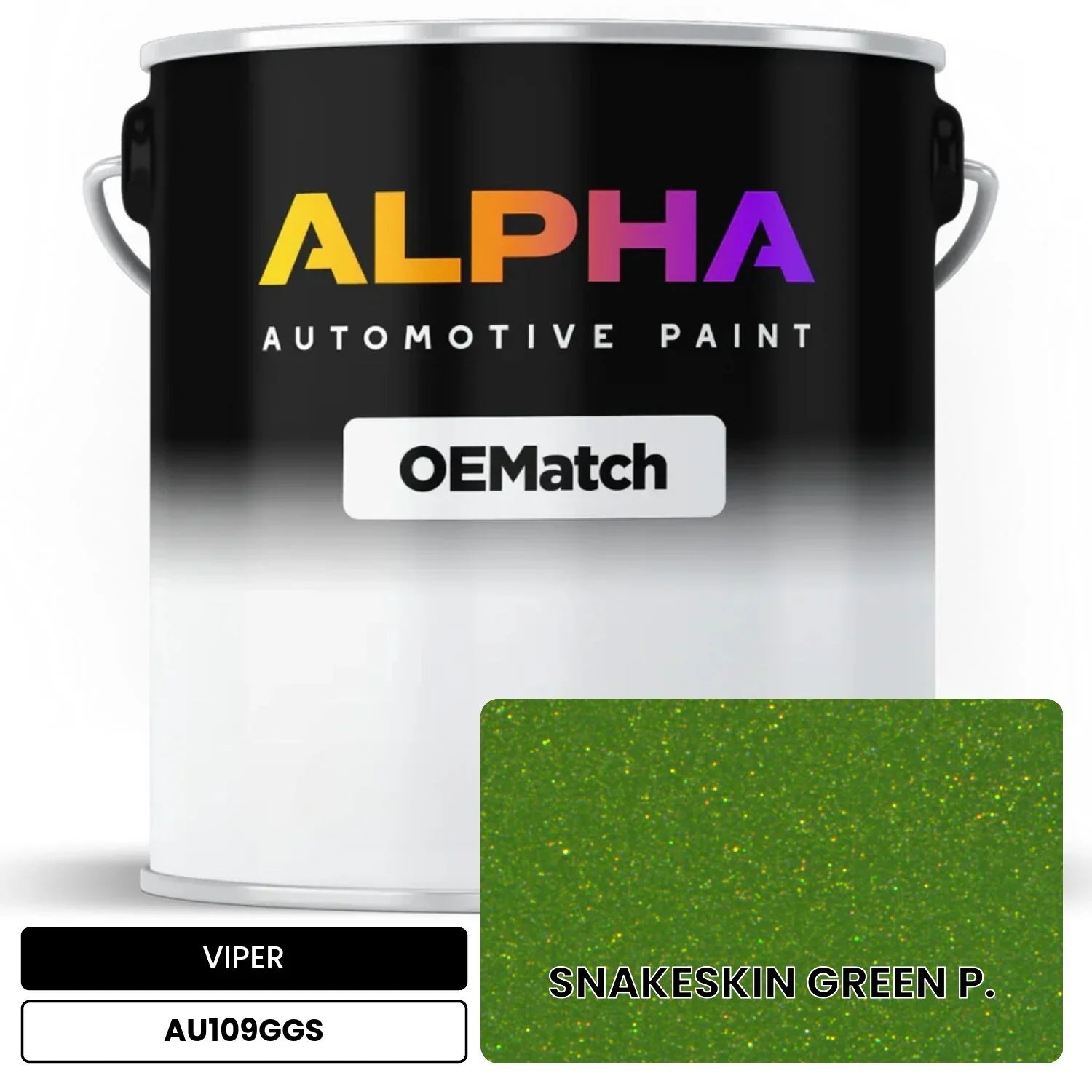 VIPER SNAKESKIN GREEN P. AU109GGS OEMatch Basecoat