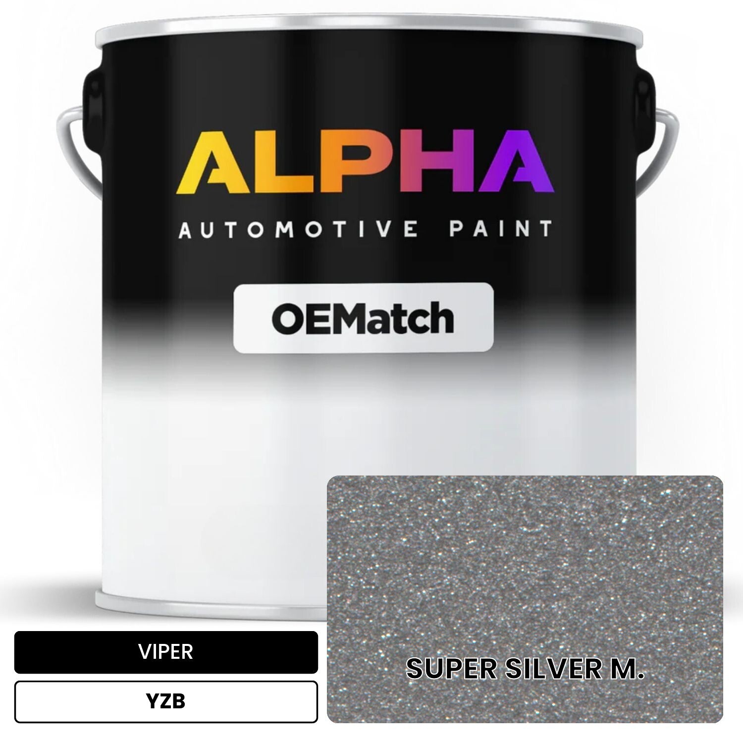 VIPER SUPER SILVER M. YZB OEMatch Basecoat
