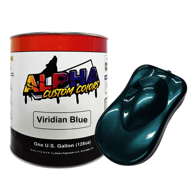 Alpha Pigments Viridian Blue Paint Basecoat Midcoat - The Spray Source - The Spray Source Affordable Auto Paint Supplies