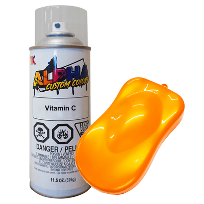 Alpha Pigments Vitamin C Spray Can Midcoat - The Spray Source - The Spray Source Affordable Auto Paint Supplies