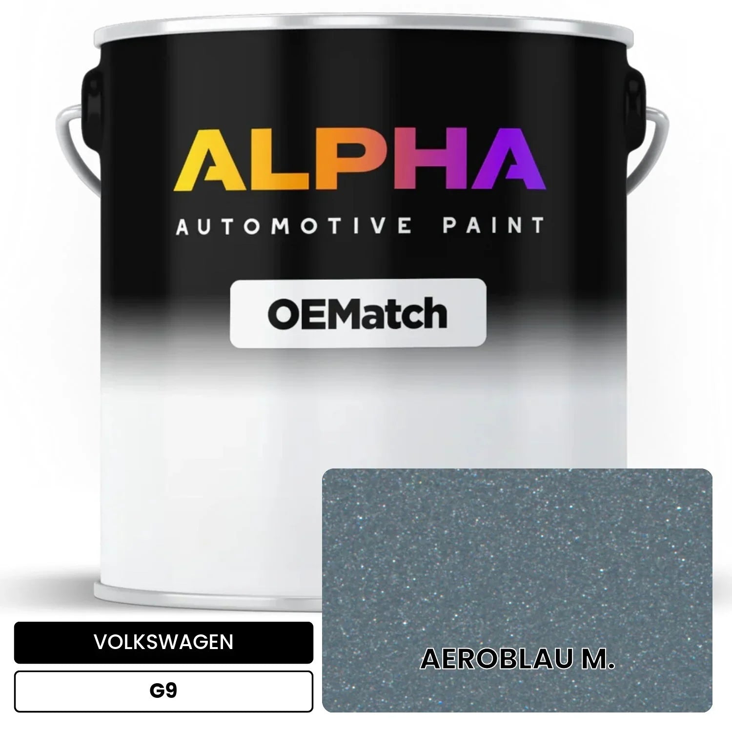 VOLKSWAGEN Aeroblue Metallic G9 OEMatch Basecoat