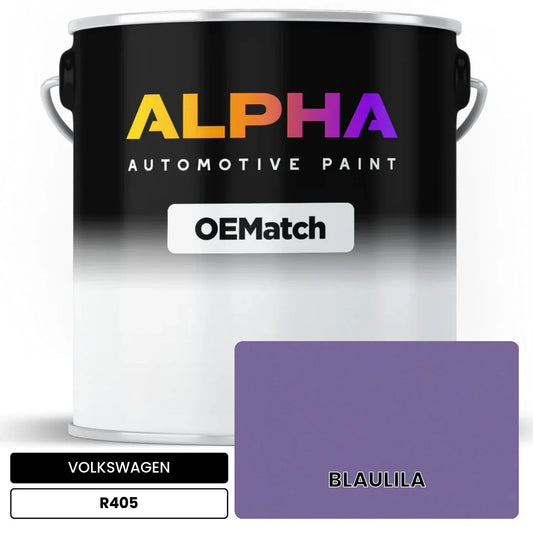VOLKSWAGEN Blue Violet R405 OEMatch Basecoat