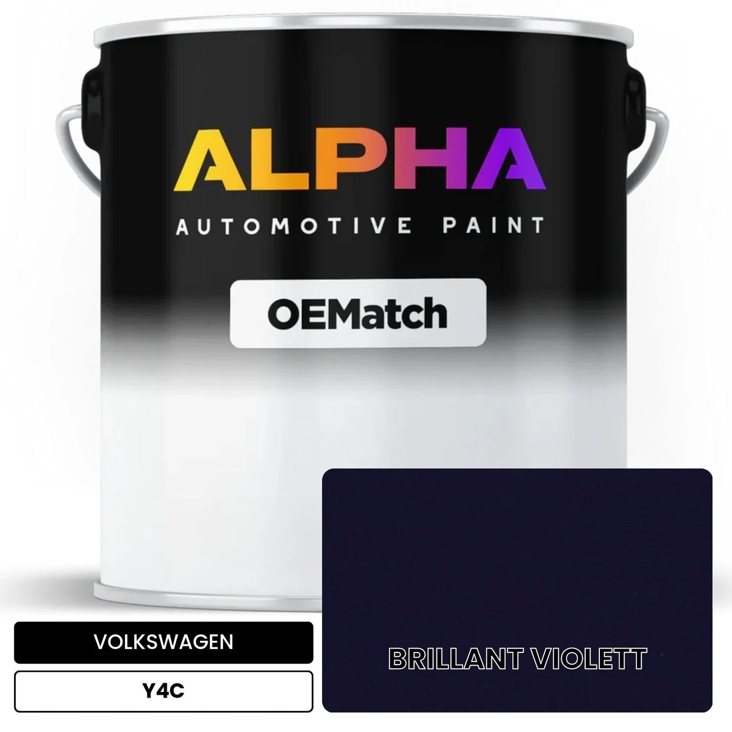 VOLKSWAGEN Brilliant Violet Y4C OEMatch Basecoat