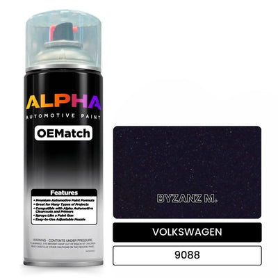 VOLKSWAGEN Byzance Metallic 9088 | OEMatch Automotive Spraycan