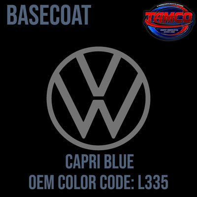 Volkswagen Capri Blue | L335 | 1957-1959 | OEM Basecoat - The Spray Source - Tamco Paint Manufacturing