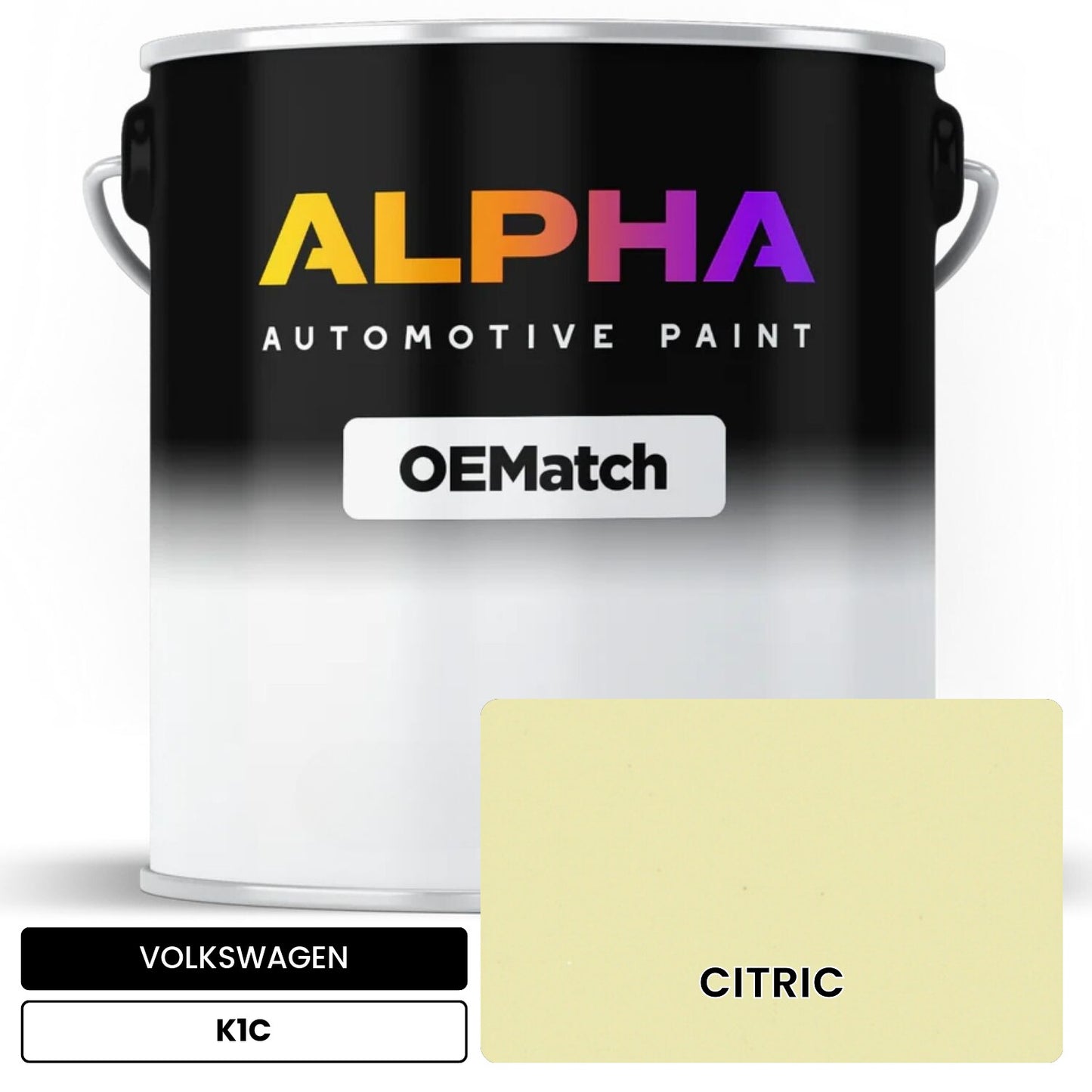 VOLKSWAGEN Citric K1C OEMatch Basecoat