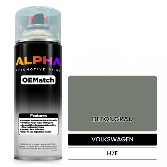 VOLKSWAGEN Concrete Gray H7E OEMatch Spraycan