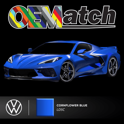 Volkswagen Cornflower Blue LD5C | OEM Drop-In Pigment - The Spray Source - Alpha Pigments