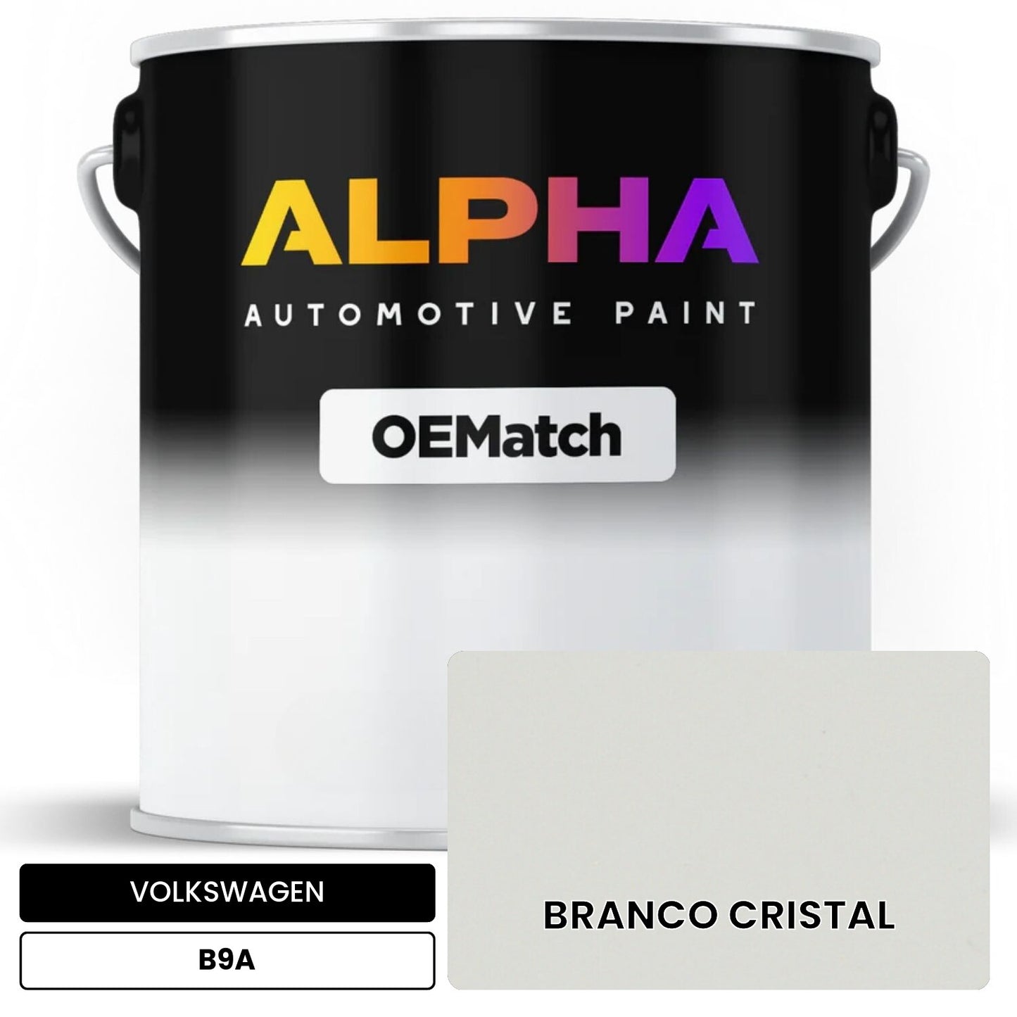 VOLKSWAGEN Crystal White B9A OEMatch Basecoat