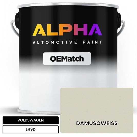VOLKSWAGEN Damuso White LH9D OEMatch Basecoat