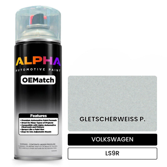 VOLKSWAGEN Glacier White LS9R OEMatch Spraycan
