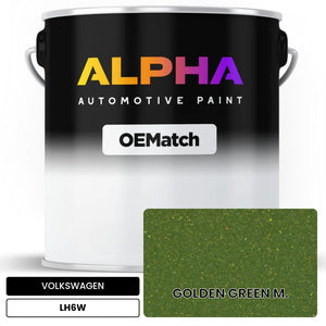 VOLKSWAGEN Golden Green Metallic LH6W | OEMatch Automotive Basecoat