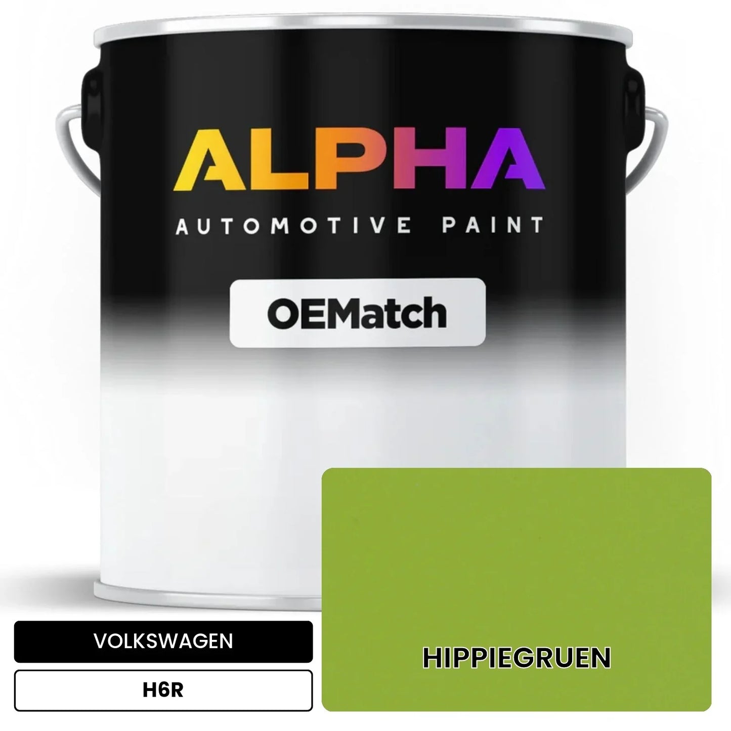 VOLKSWAGEN Hippie Green H6R OEMatch Basecoat