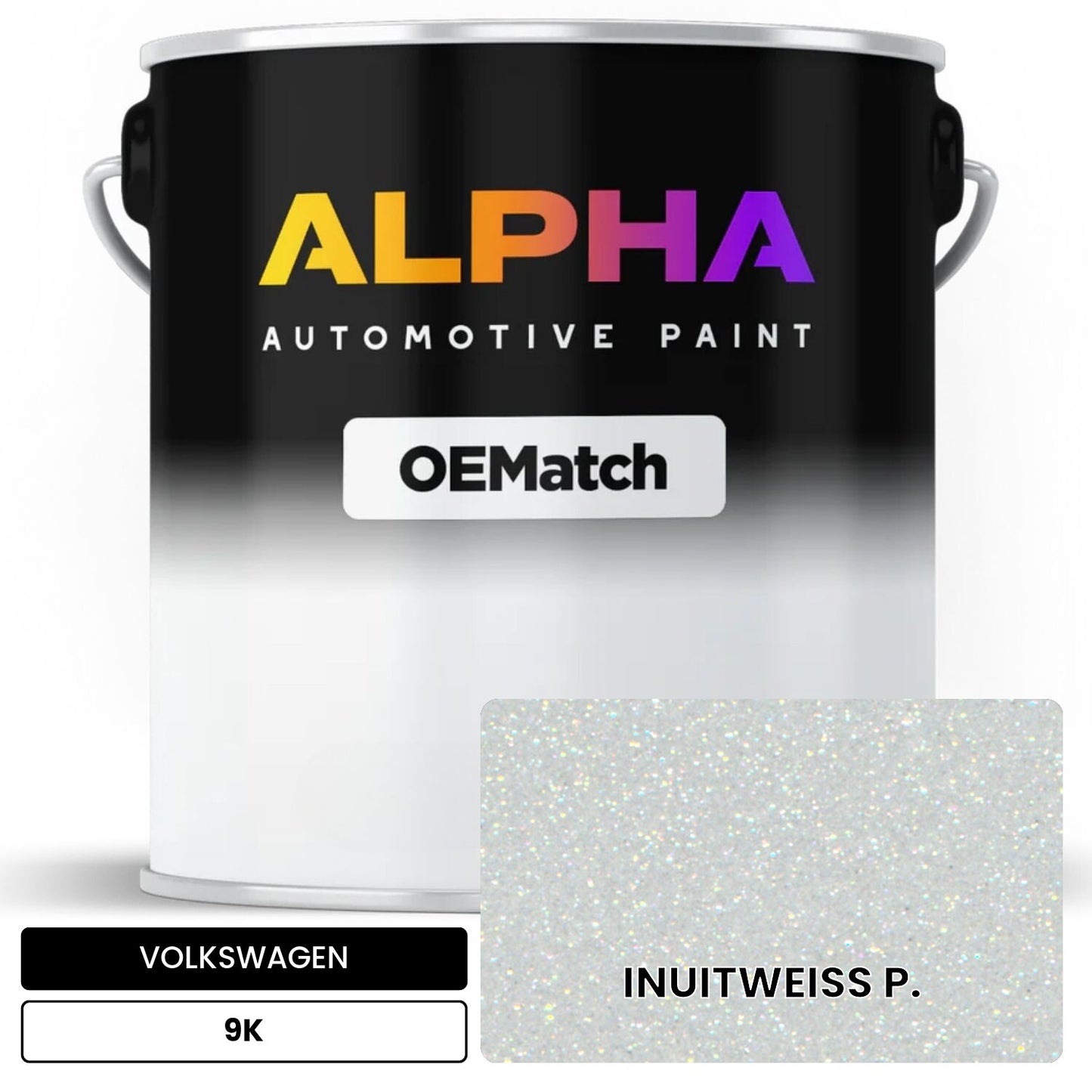 VOLKSWAGEN Inuit White 9K OEMatch Basecoat