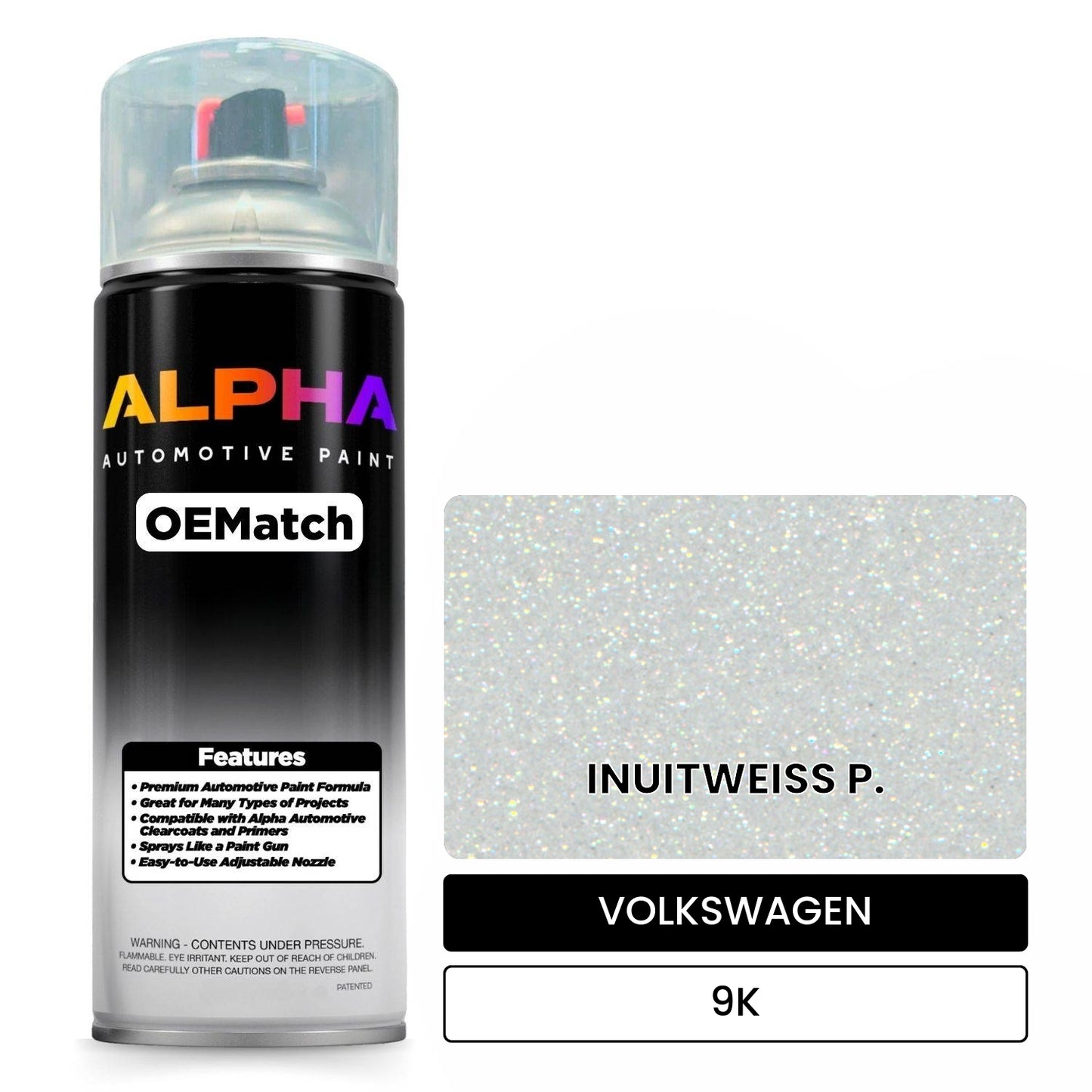 VOLKSWAGEN Inuit White 9K OEMatch Spraycan