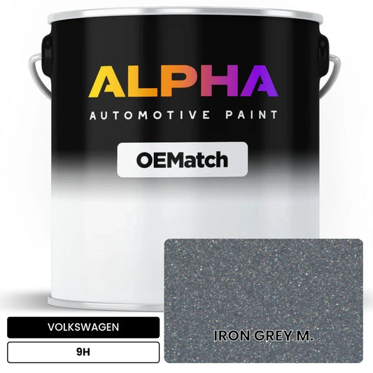 VOLKSWAGEN Iron Gray Metallic 9H OEMatch Basecoat
