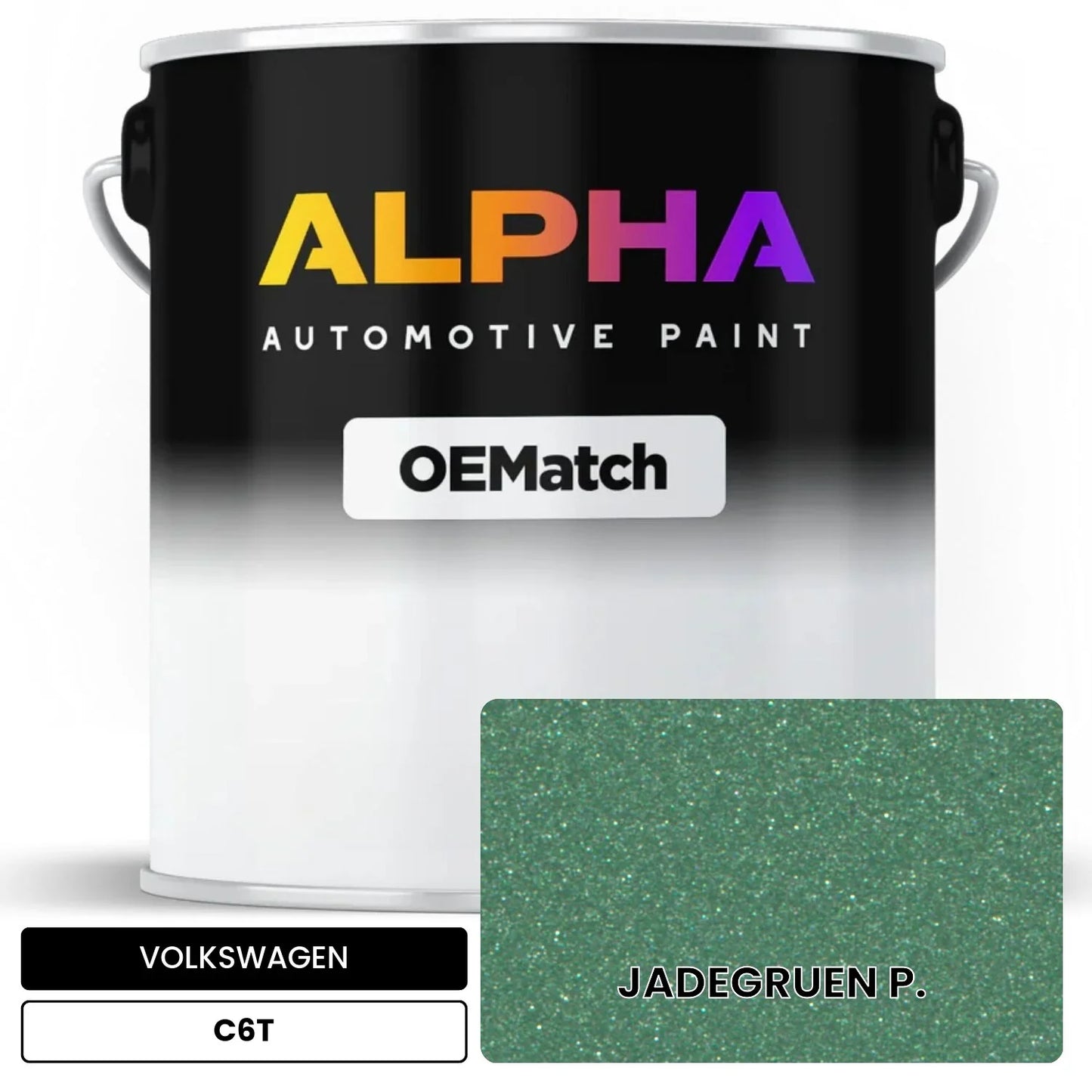 VOLKSWAGEN Jade Green C6T OEMatch Basecoat