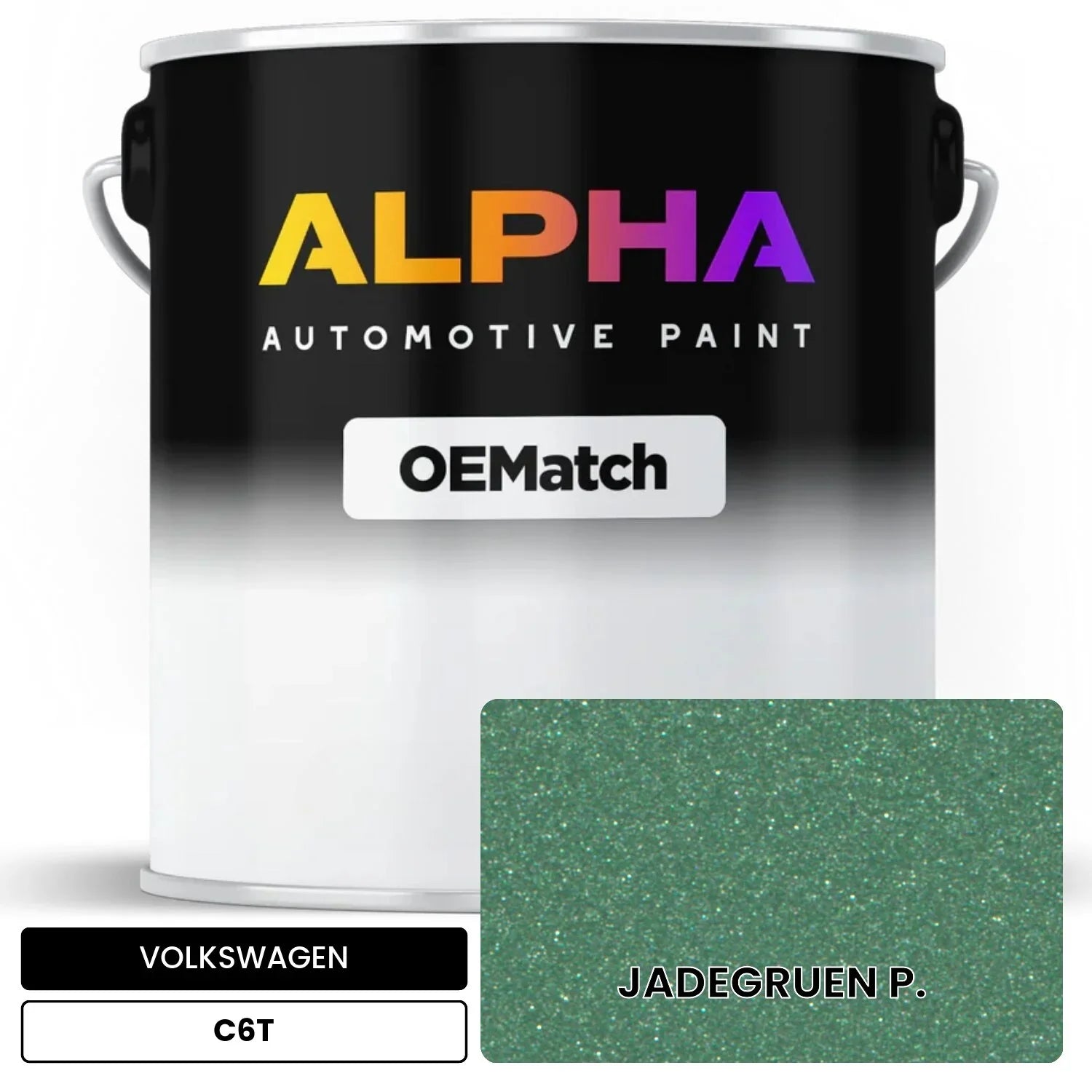 VOLKSWAGEN Jade Green C6T OEMatch Basecoat