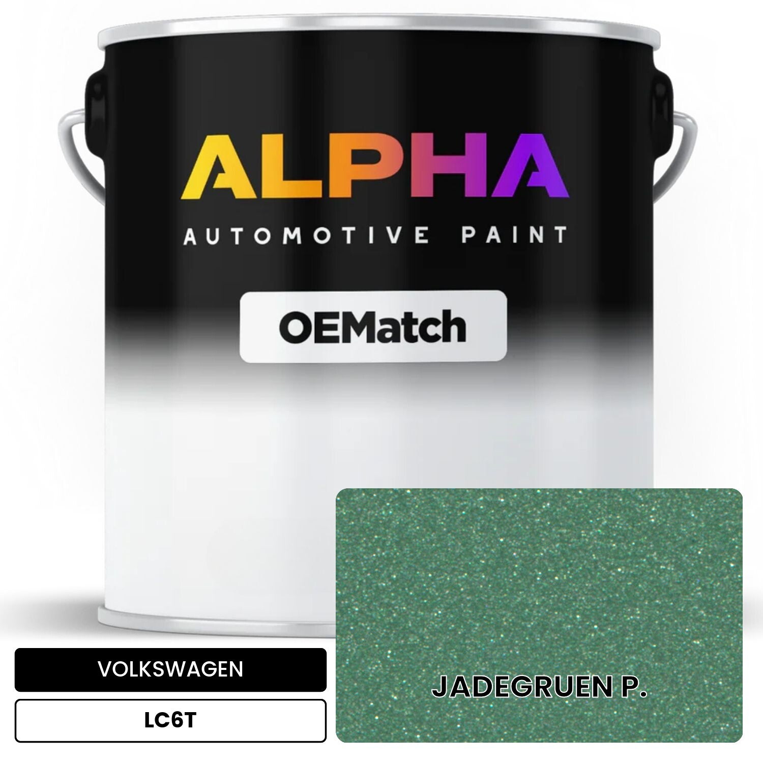 VOLKSWAGEN Jade Green LC6T OEMatch Basecoat