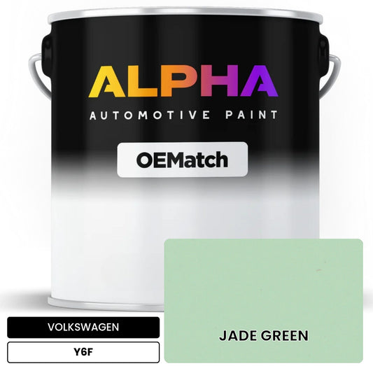 VOLKSWAGEN Jade Green Y6F OEMatch Basecoat