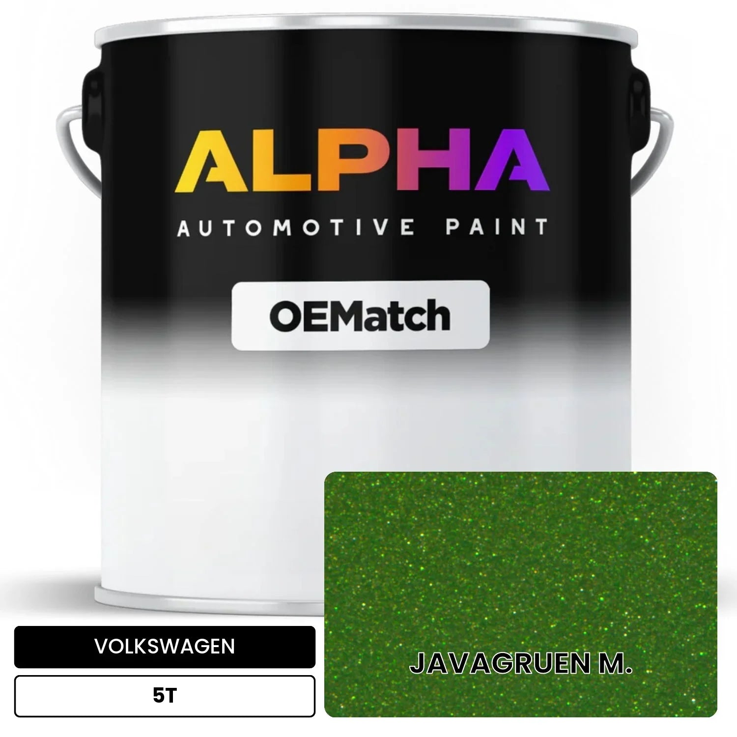 VOLKSWAGEN Java Green Metallic 5T OEMatch Basecoat