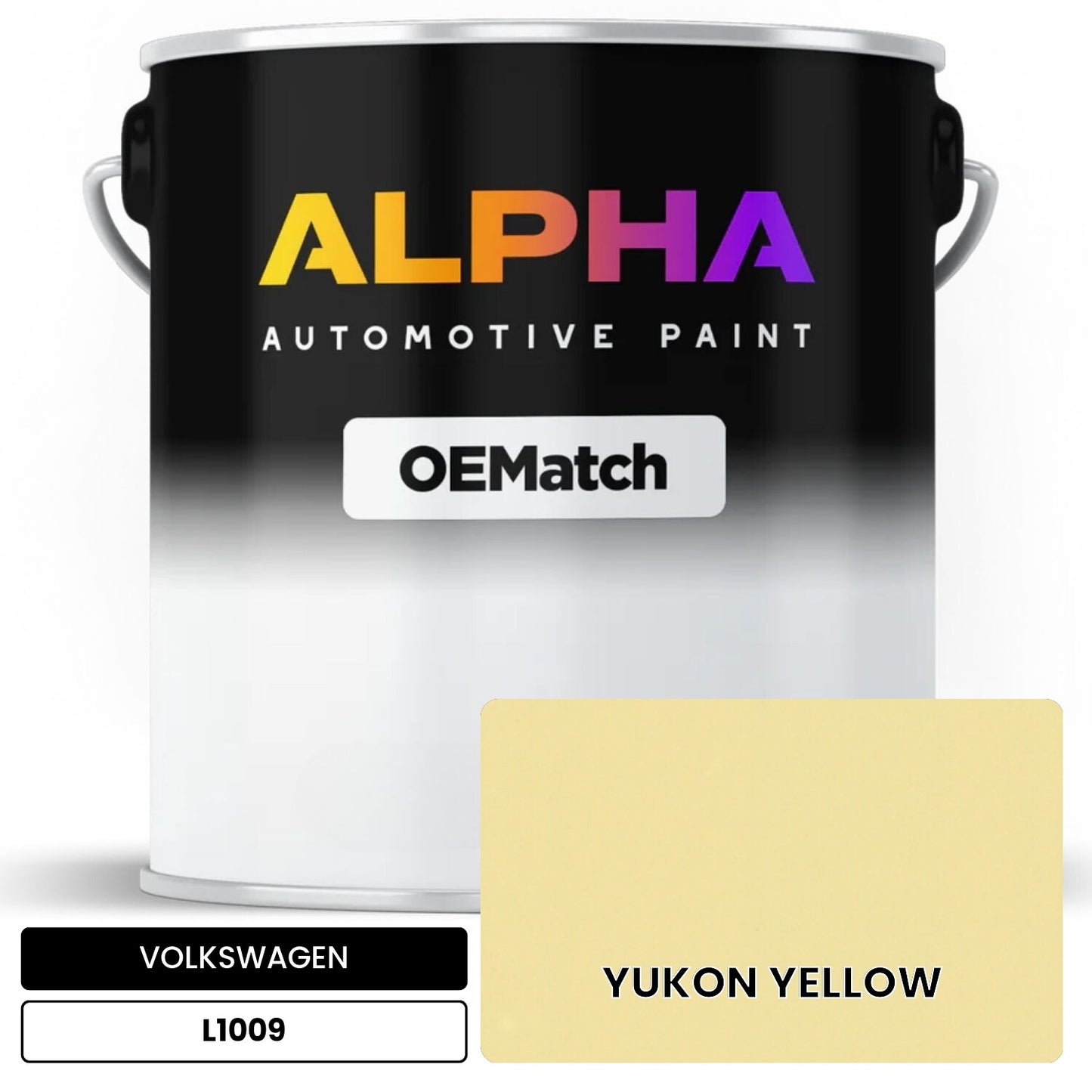 VOLKSWAGEN YUKON YELLOW L1009 OEMatch Basecoat