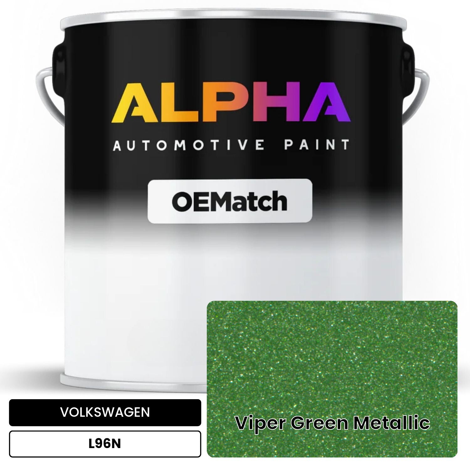 VOLKSWAGEN Viper Green Metallic L96N OEMatch Basecoat